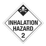 Class 2 - Inhalation Hazard Worded Placard